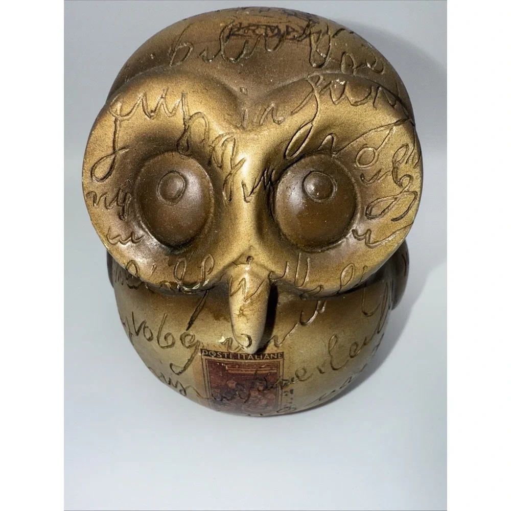 Unique Vintage Owl Figurine Unbranded